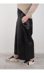 Chalk Black  Darcy Black Faux Leather Trouser  
