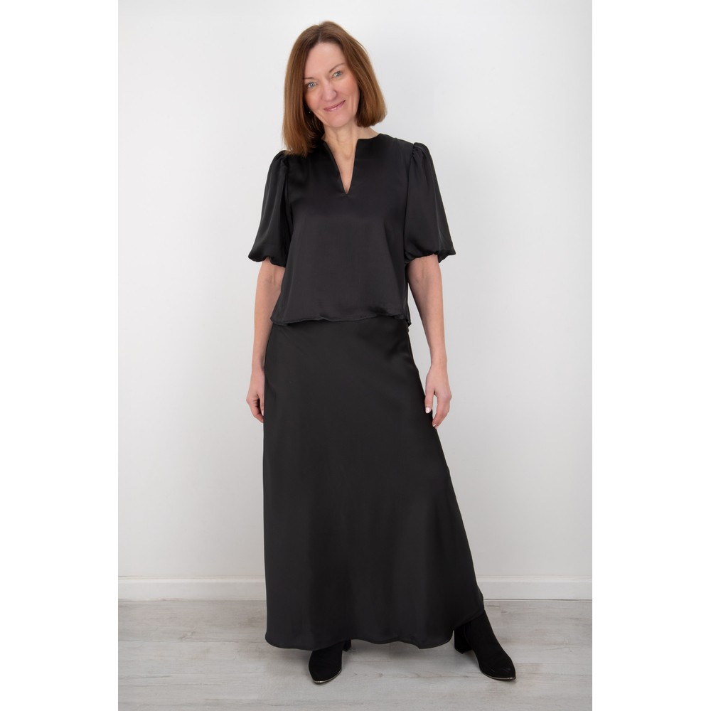 Chalk Gina Black Skirt Black 