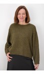 Chalk Moss Phoebe Moss Relaxed Knit Jumper  