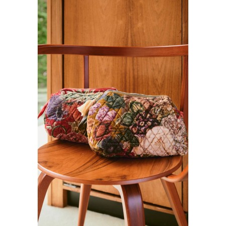 One Hundred Stars Organic Cotton Primula Gold Velvet Pouch - Gold