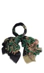 One Hundred Stars Crane Emerald Crane Emerald Wool Scarf  