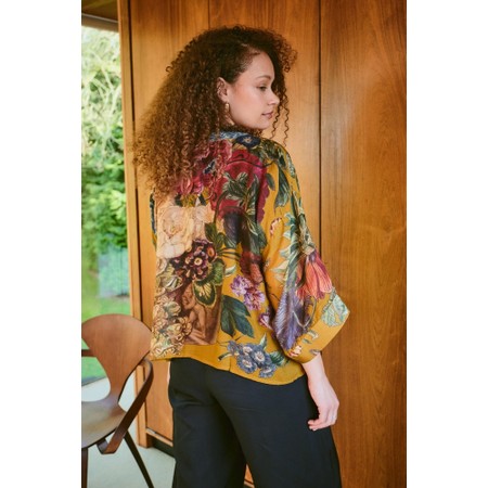 One Hundred Stars Primula Gold Short Kimono - Primula Gold