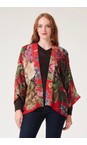 One Hundred Stars Primula Berry Primula Berry Short Kimono  