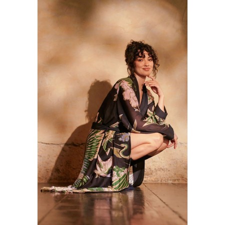 One Hundred Stars Crane Emerald Gown - Multicoloured