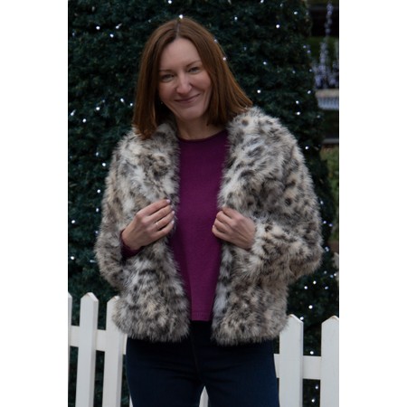 Brave & True Bertoli Faux Fur Jacket - Grey