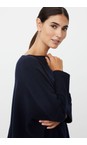 Masai Clothing Navy Blazer MaFayela Navy Blazer Knit Top  