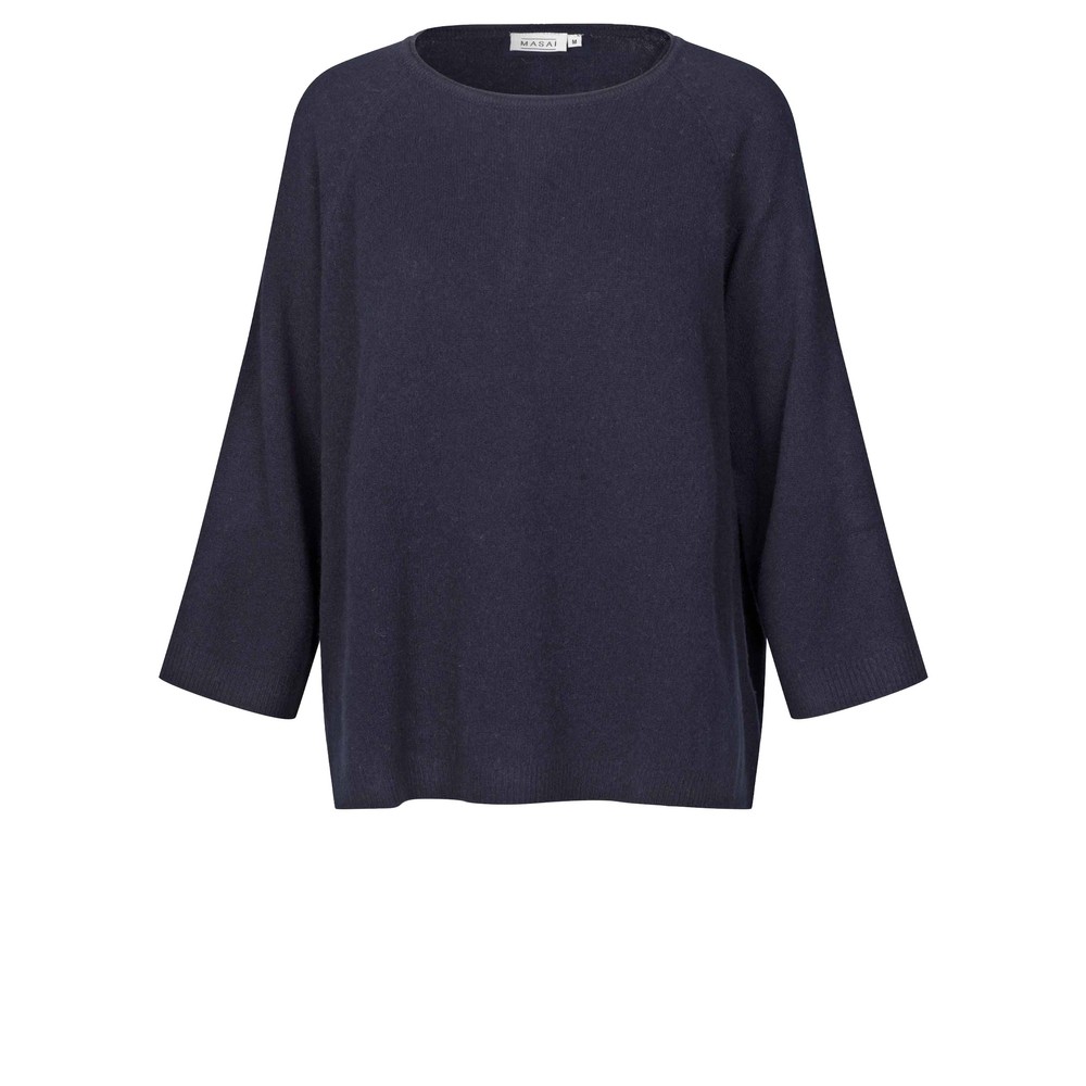 Masai Clothing MaFabizia Navy Blazer Top Navy Blazer