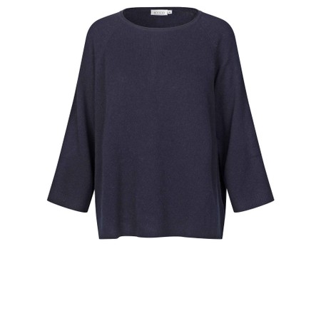 Masai Clothing MaFabizia Navy Blazer Top - Blue