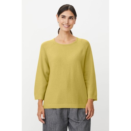 Masai Clothing MaFabizia Muted Lime Top - Yellow