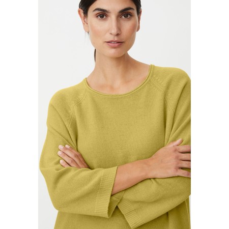 Masai Clothing MaFabizia Muted Lime Top - Yellow
