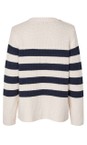 Masai Clothing Whitecap MaFrellis Striped Knit Jumper  
