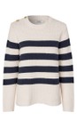 Masai Clothing Whitecap MaFrellis Striped Knit Jumper  