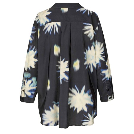 Masai Clothing MaHerdis Abstract Floral Print Blouse - Yellow