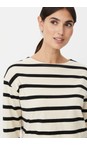 Masai Clothing Black  MaBaylor Stripe Top  