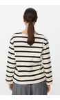 Masai Clothing Black  MaBaylor Stripe Top  