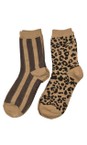 Sixton London Sand Leopard & Berlin Sand Leopard And Berlin Sock Box  