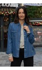 Mos Mosh 401 Blue Natalie Denim Shirt  