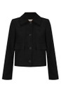 Robell Black 90 Hilda Black Faux Suede Jacket  