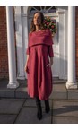 Thing Wine Wren Wine Soft Knit Bubble Dress  