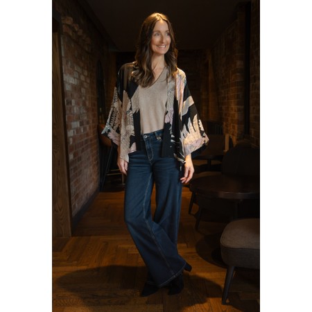 Mos Mosh Dara Dark Blue Hera Wide Leg Jean - Blue