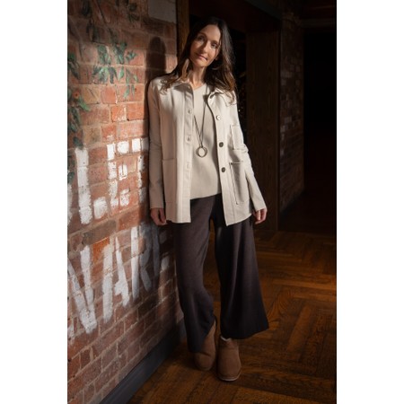 Mama B Gheppio Moro Plain Fleece Trouser - Brown