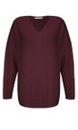 Amazing Woman Mulberry Penny Mulberry Super Soft Knit V-Neck Jumper  