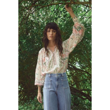 Mos Mosh Wylde Orchid Blouse - Green