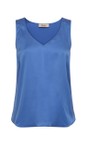 Mos Mosh 431 Ultramarine Astrid V-Neck Ultramarine Silk Tank Top  