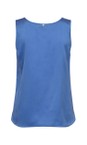 Mos Mosh 431 Ultramarine Astrid V-Neck Ultramarine Silk Tank Top  