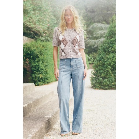 Mos Mosh Colette Lyon Light Blue Jean - Blue