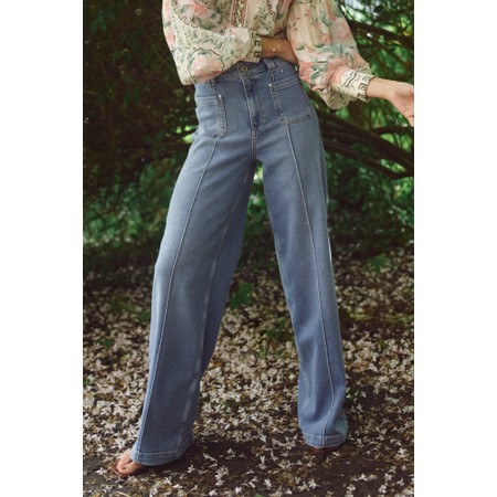 Mos Mosh Colette Lyon Light Blue Jean - Blue