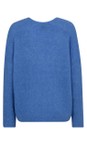 Mos Mosh 431 Ultramarine Thora V-Neck Ultramarine Knit Jumper  