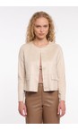 RINO AND PELLE Birch Brisia Birch Faux Suede Jacket  