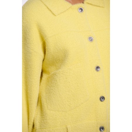 RINO AND PELLE Breezy Lime Bubbly Boxy Jacket - Green