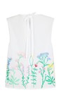 NOEN White 10 Embroidered Sleeveless Top  