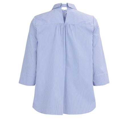NOEN Crystal Stripe Overshirt - Blue