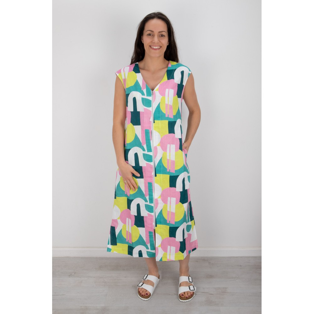 Foil You Little Zipper Spectrum Dress Spectrum