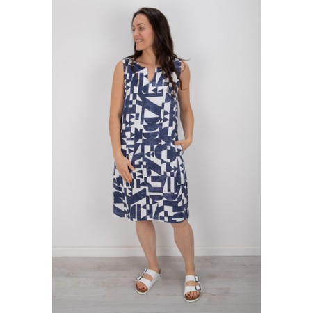 Foil Sun-Sational Best Angle Dress - Black