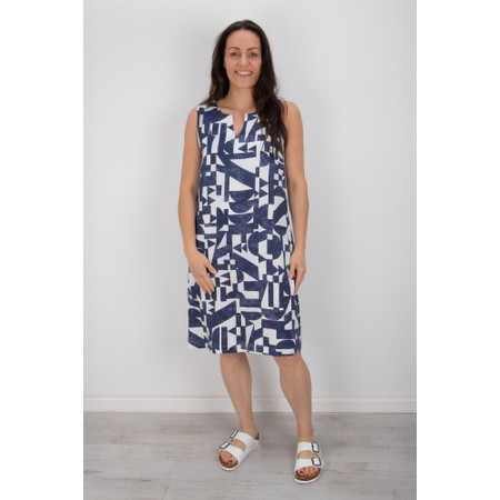 Foil Sun-Sational Best Angle Dress - Black