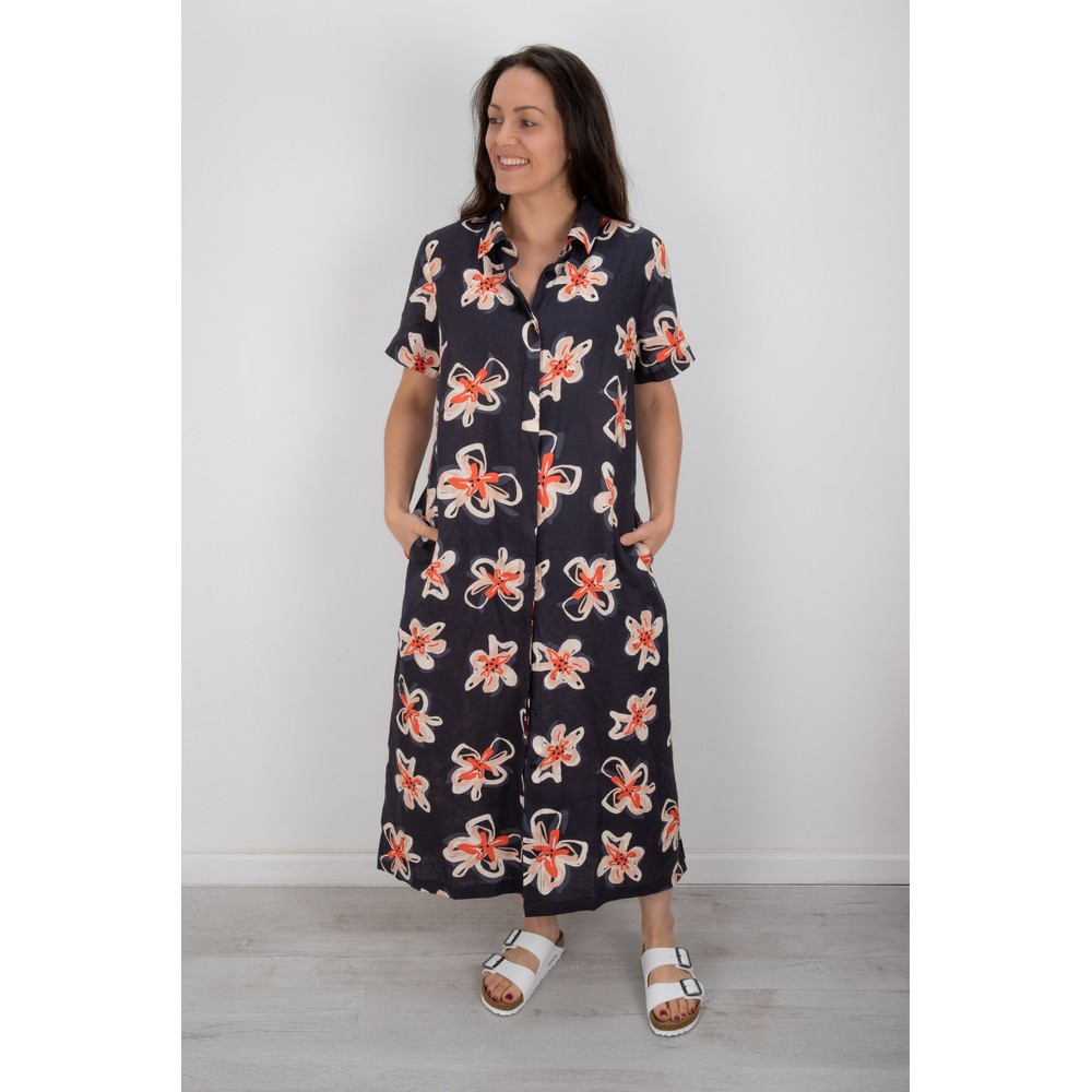 Foil Advanced Interaction Flower Doodle Dress Flower Doodle