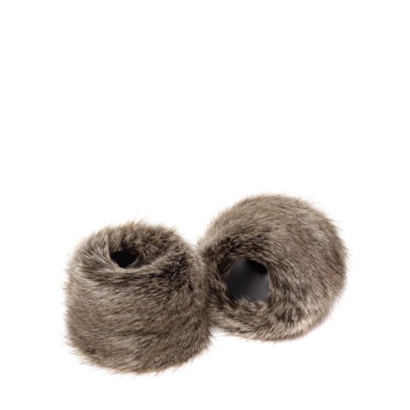 Helen Moore Faux Fur Wrist Warmer - Brown
