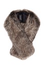 Helen Moore Truffle Loop Faux Fur Scarf  