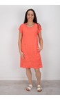 Foil Melon Festival Melon Linen Dress  
