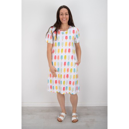 Foil Here Comes Summer Dress - Blue