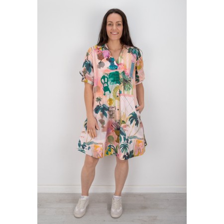 Foil Good Impressions Dress - Multicoloured