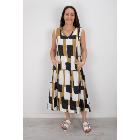 Foil Generosity Art Box Dress - Multicoloured