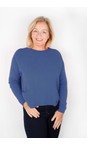 Amazing Woman Sapphire Jodie Sapphire Front Pocket Supersoft Knit Jumper  