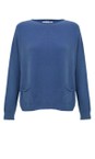 Amazing Woman Sapphire Jodie Sapphire Front Pocket Supersoft Knit Jumper  