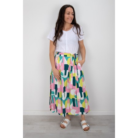 Foil In The Bag Spectrum Skirt - Metallic