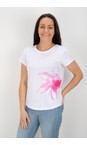 Foil Floret On Form Floret Tee  